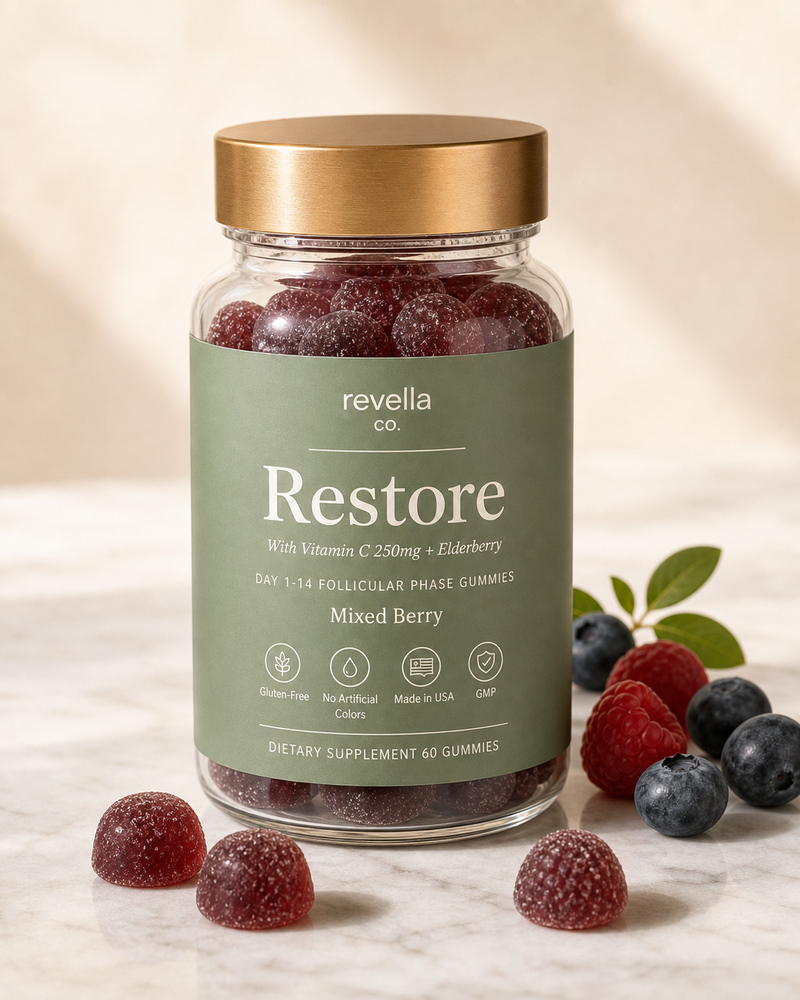 Revella Restore, Day 1-14 Follicular Phase Gummies